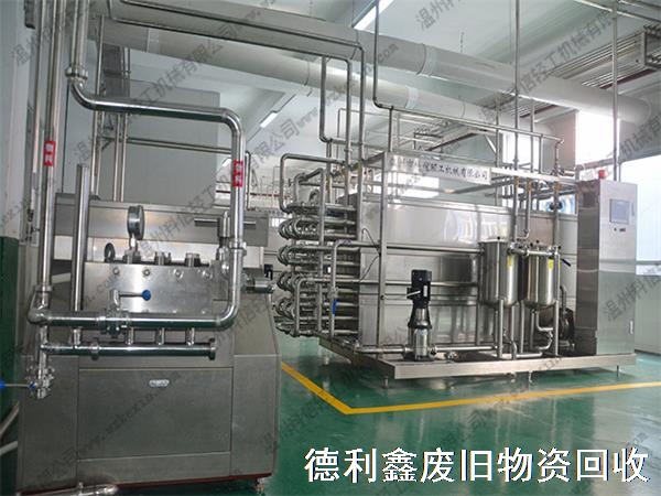 山西食品厂设备回收，山西饮料厂设备回收